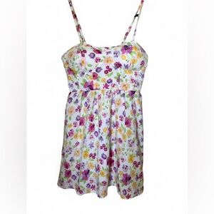 Floral Spaghetti Adjustable Strap Dress
